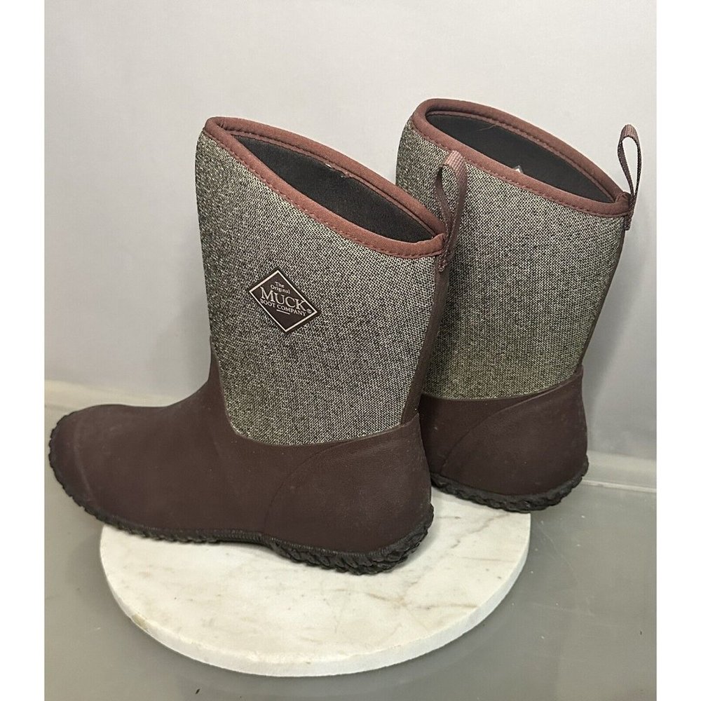 Waterproof Muckster II Mid Boot Women's Size 9 Purple, fold down shaft feature 